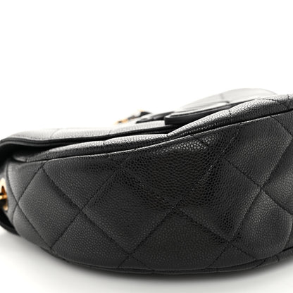 Chanel Caviar Quilted Small Messenger Flap Black 9 of 10