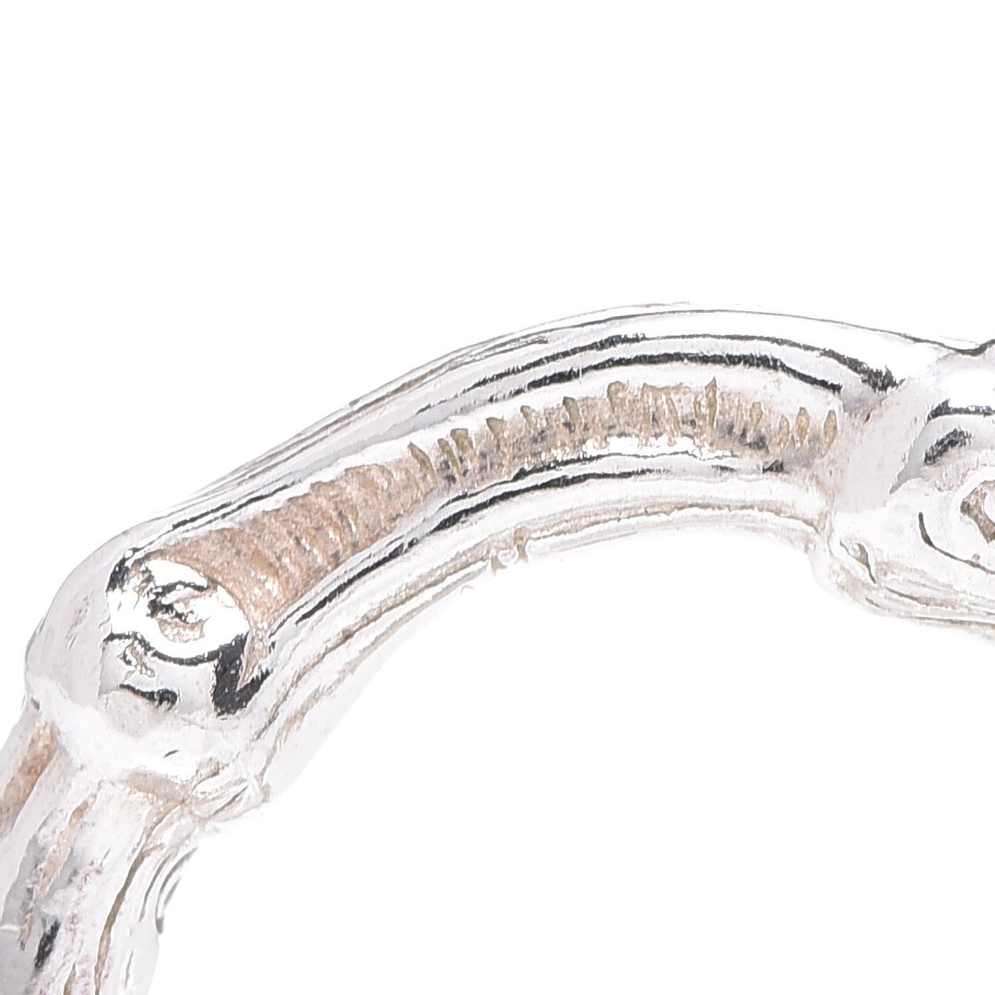 Sterling Silver Bamboo Set of 2 Stackable Rings 43 2.75