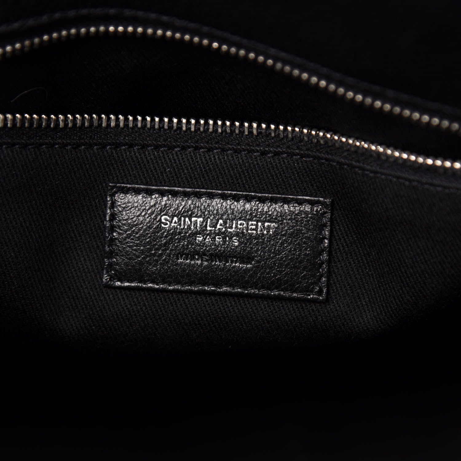 Saint Laurent Grained Calfskin Small Supple Sac De Jour Duffle Black 7 of 11