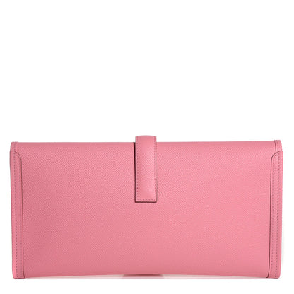 Hermes Epsom Jige Elan 29 Clutch Rose Confetti 4 of 10