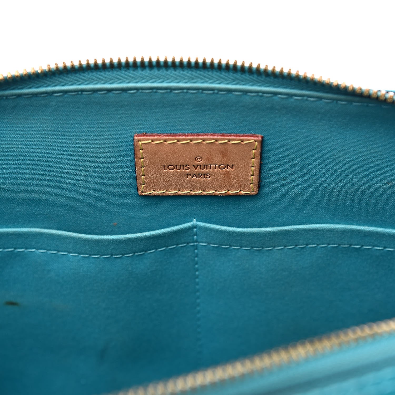 Louis Vuitton Vernis Alma PM Turquoise 6 of 18
