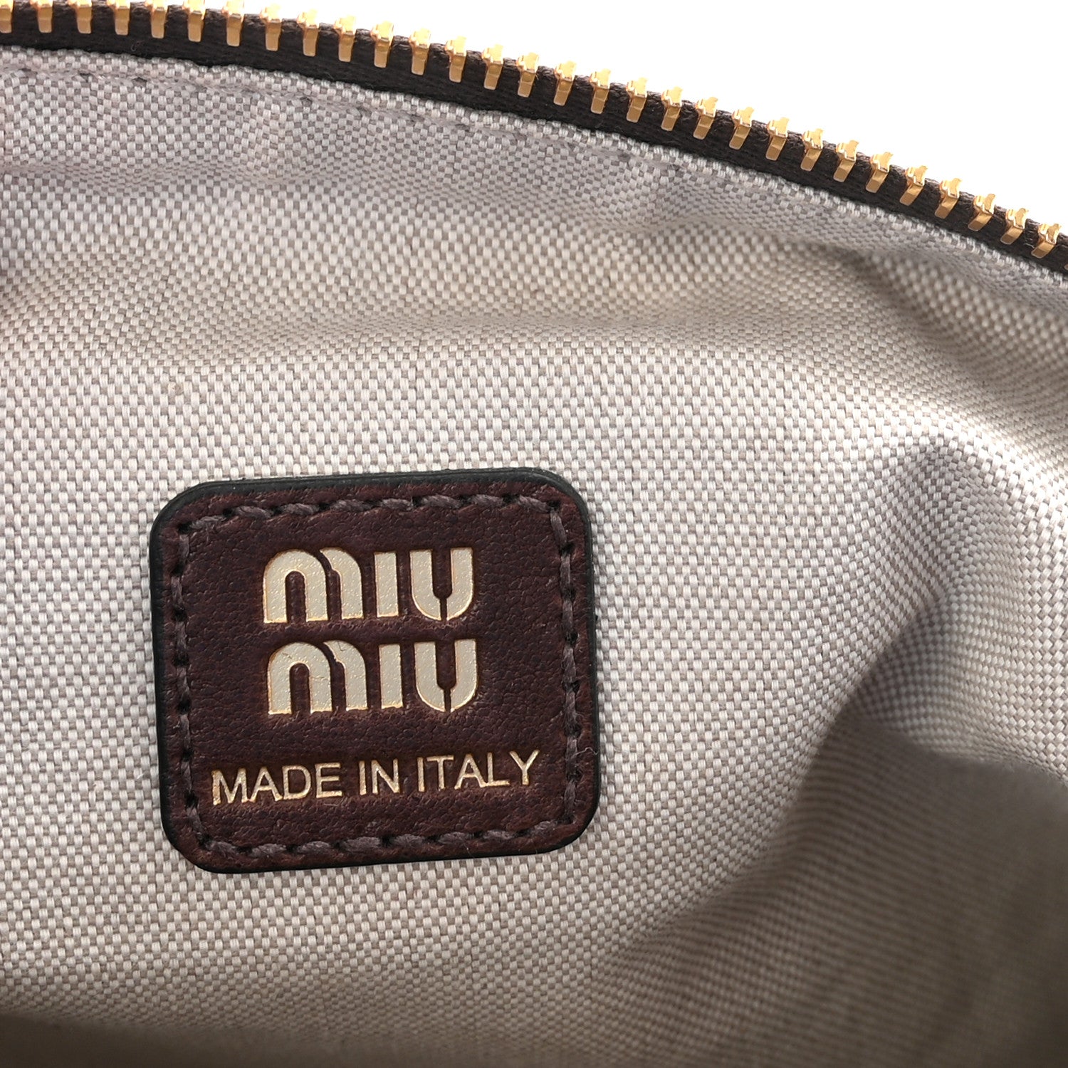 Miu Miu Nappa Pouch Bag Radica 6 of 10