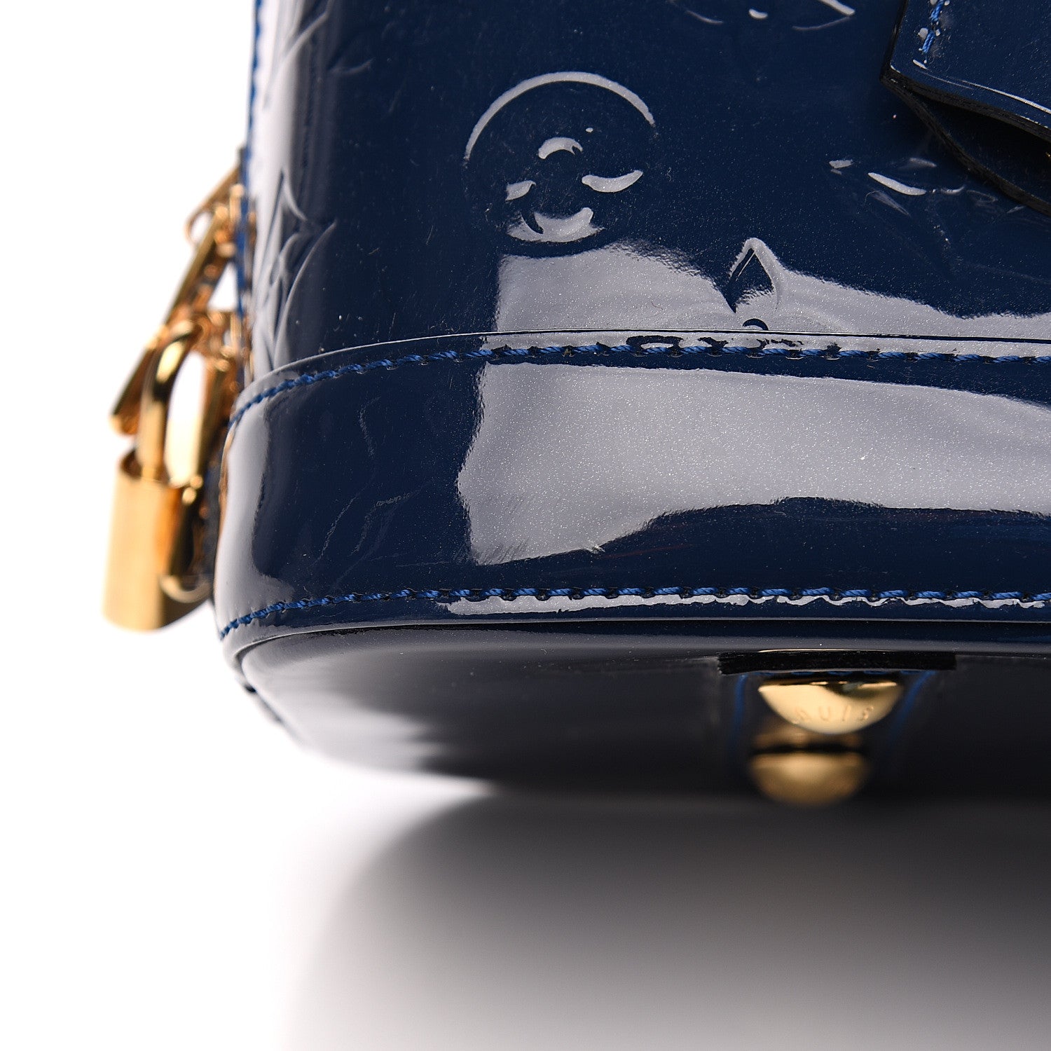 Louis Vuitton Vernis Alma PM Grand Blue 9 of 10