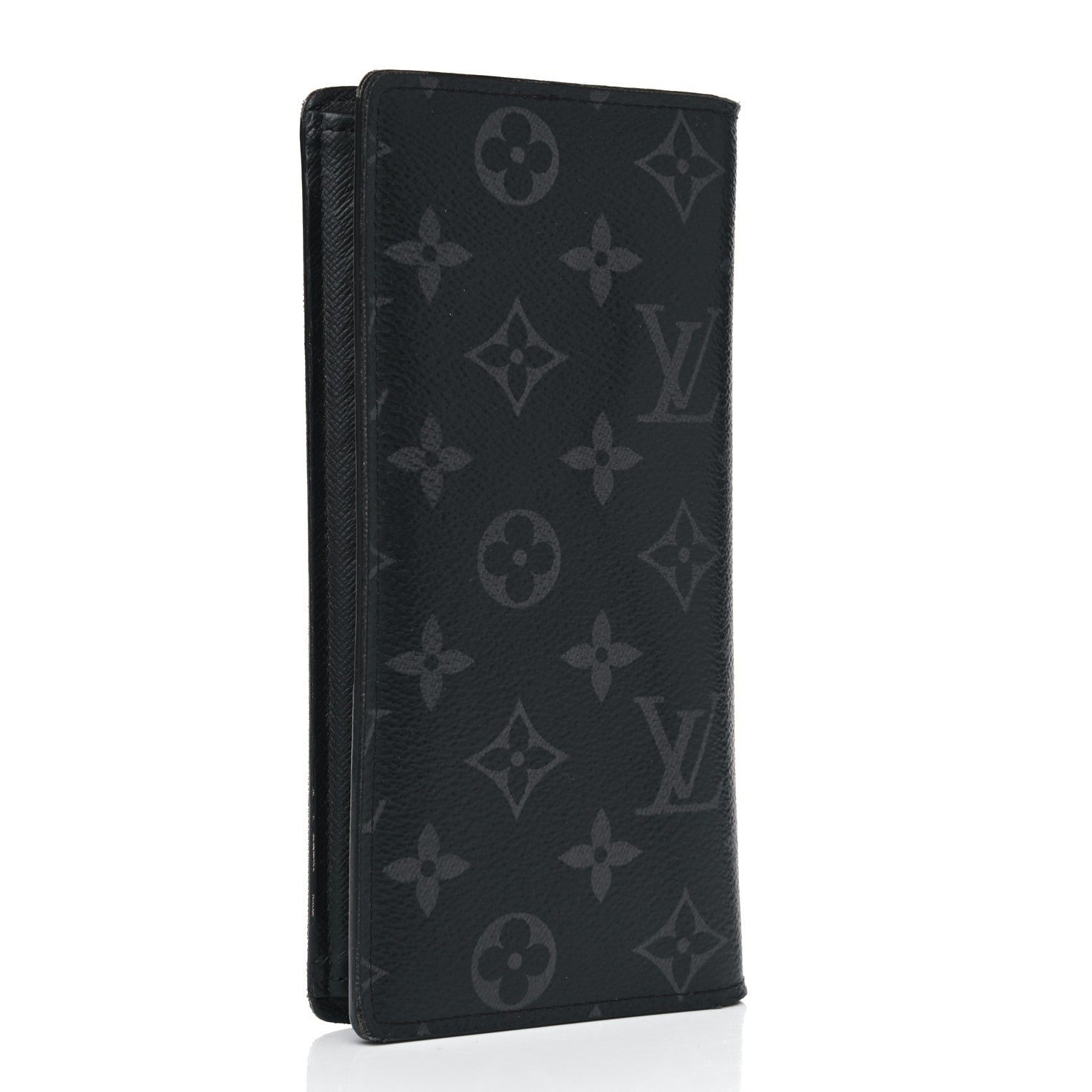Louis Vuitton Monogram Eclipse Brazza Wallet 2 of 10