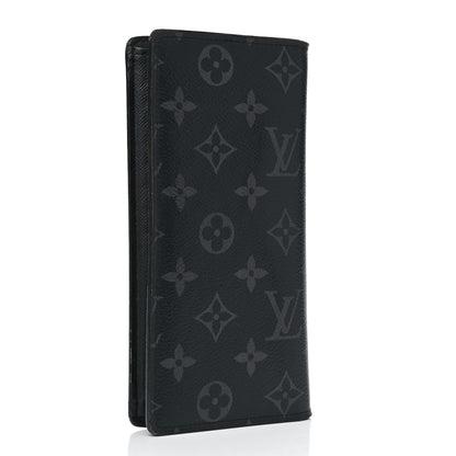 Louis Vuitton Monogram Eclipse Brazza Wallet 2 of 10