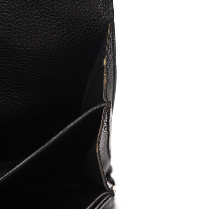 Hermes Taurillon Clemence Sac a Depeche 38 Briefcase Black 6 of 13