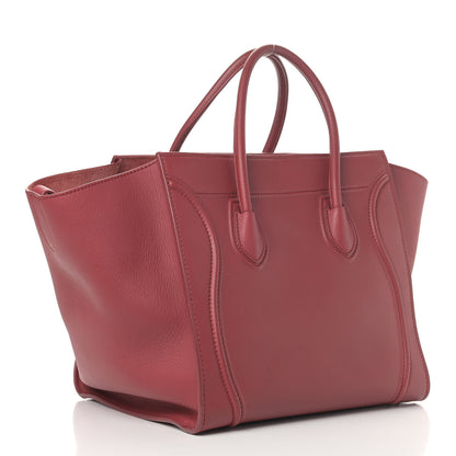 Celine Supple Calfskin Medium Phantom Luggage Coral 3 of 10