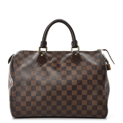 Louis Vuitton Damier Ebene Speedy 30 1 of 19