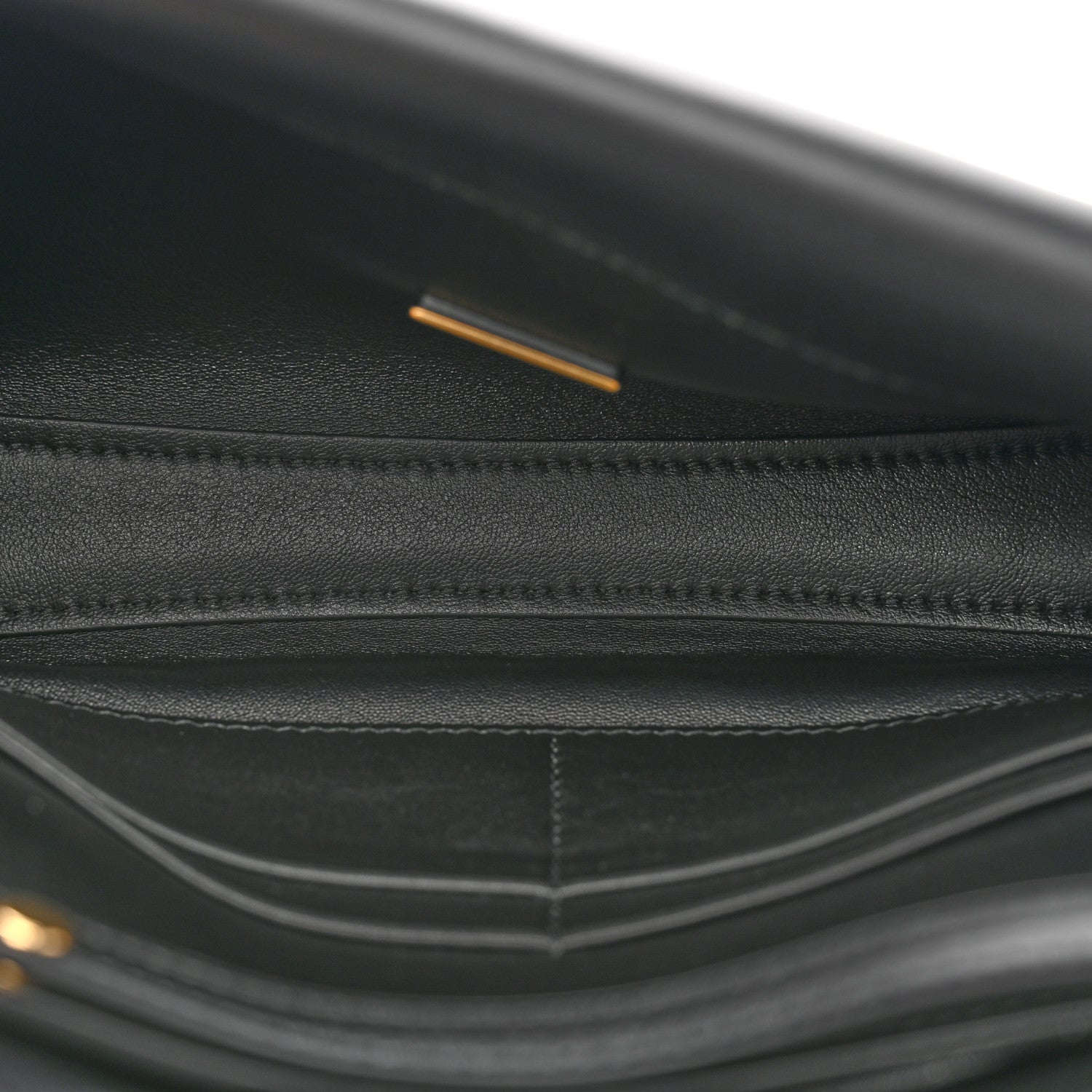 Balenciaga Smooth Calfskin Small Bel Air Clutch On Strap Black 5 of 12