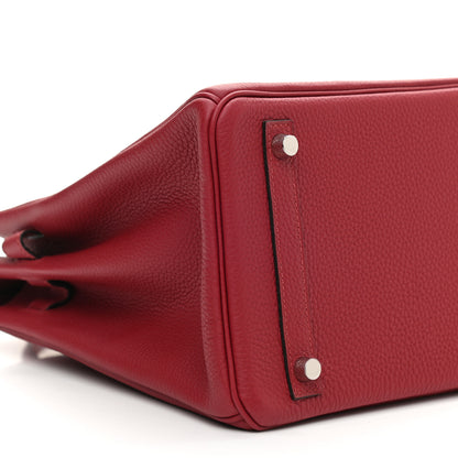 Hermes Togo Birkin 30 Rouge Grenat 9 of 10