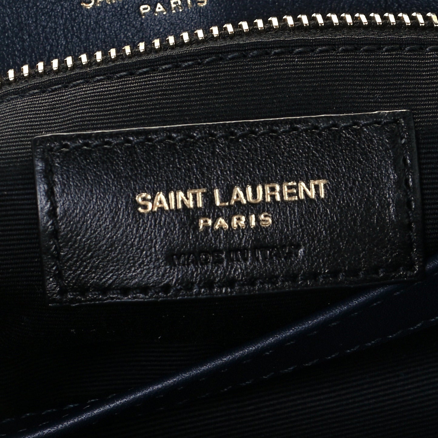 Suede Y Quilted Monogram Toy Loulou Crossbody Bag Navy