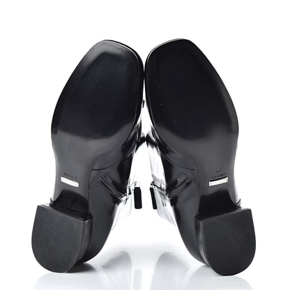 Gucci Patent Calfskin Womens Lilian Horsebit Ankle Boots 37 Black 6 of 11