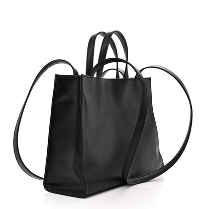 Telfar Vegan Leather Medium Shopping Bag Black 3 of 11