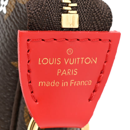 Louis Vuitton Monogram 2020 Christmas Animation Bumper Cars Mini Pochette Accessories Coquelicot 6 of 9