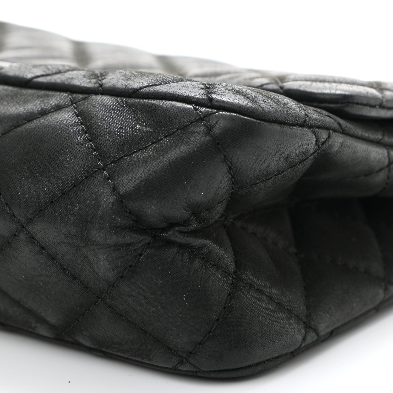Chanel Iridescent Calfskin Quilted 2.55 Reissue 226 Flap Black 10 of 16