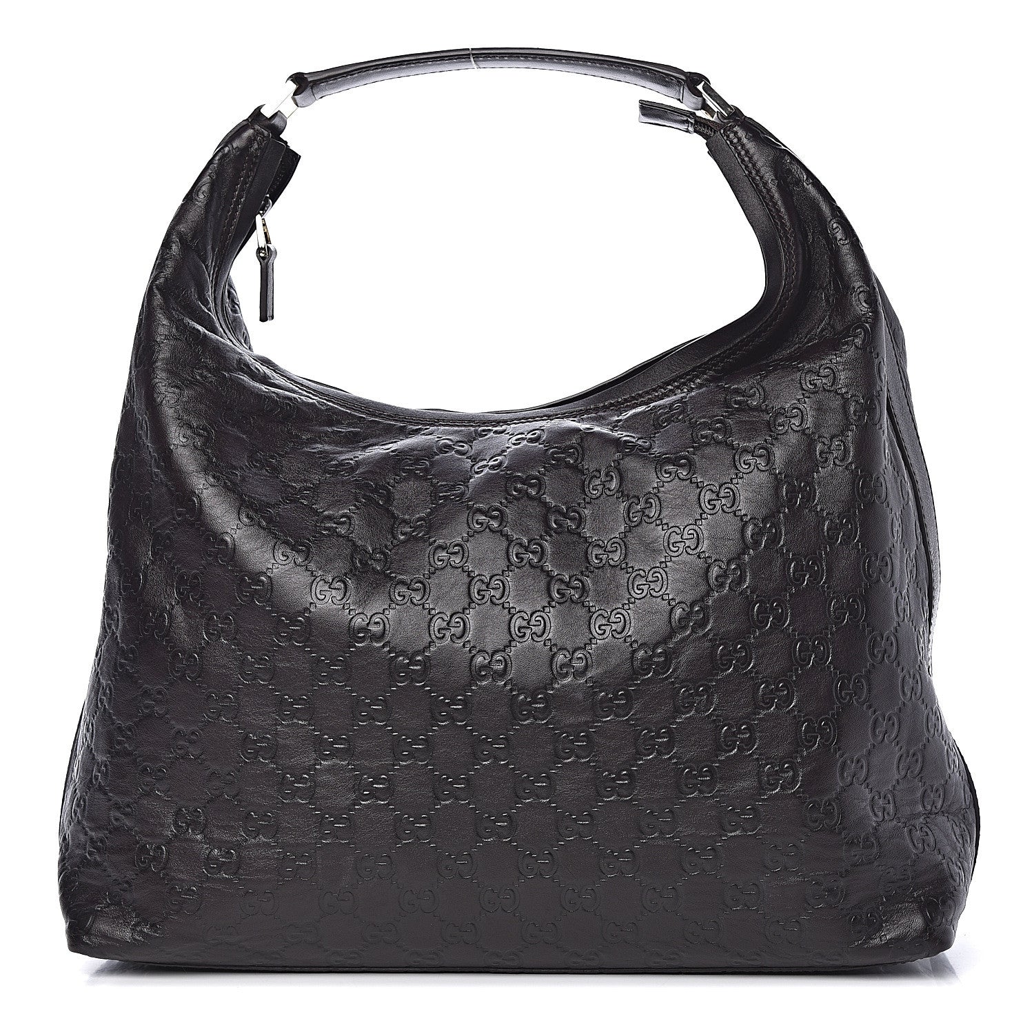 Gucci Guccissima Large Hobo Dark Brown 1 of 12