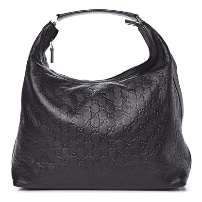 Gucci Guccissima Large Hobo Dark Brown 1 of 12
