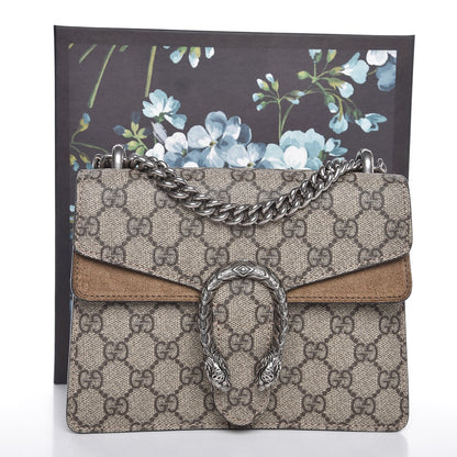 Gucci GG Supreme Monogram Mini Dionysus Shoulder Bag Taupe 21 of 21