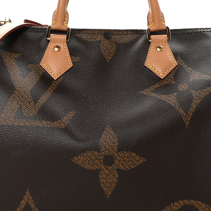 Louis Vuitton Reverse Monogram Giant Speedy Bandouliere 30 8 of 12