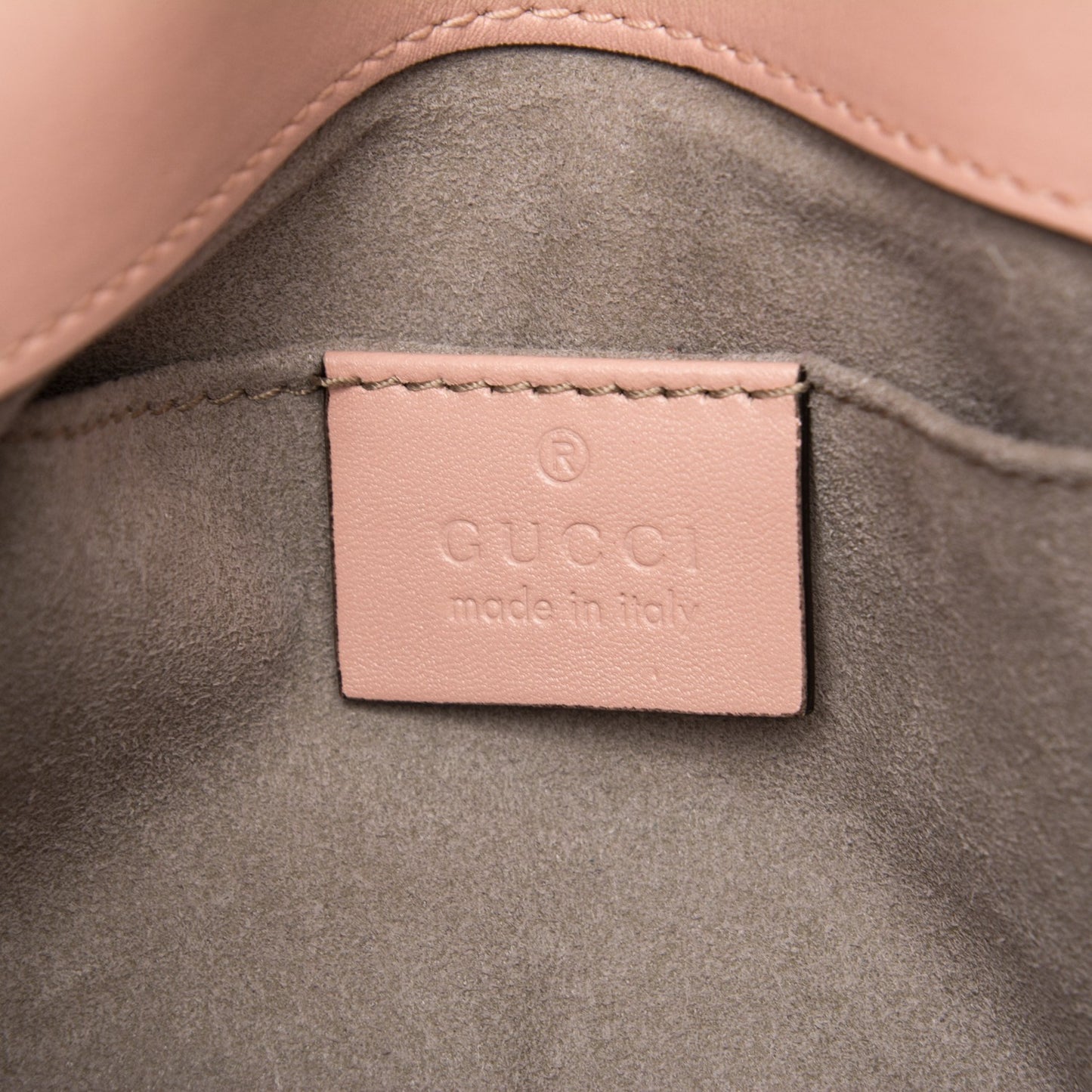 Calfskin Matelasse Mini GG Marmont Shoulder Bag Perfect Pink