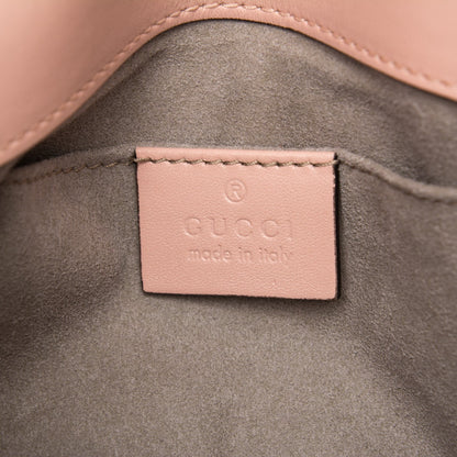 Gucci Calfskin Matelasse Mini GG Marmont Shoulder Bag Perfect Pink 6 of 7
