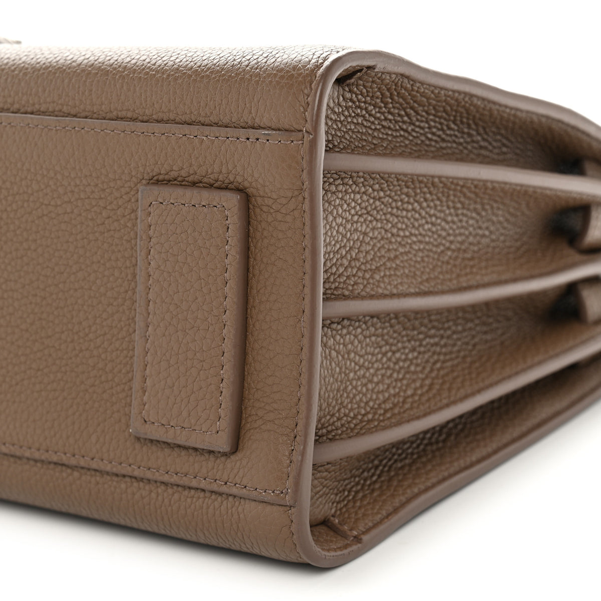 Saint Laurent Grained Calfskin Baby Sac De Jour Souple Taupe 10 of 10