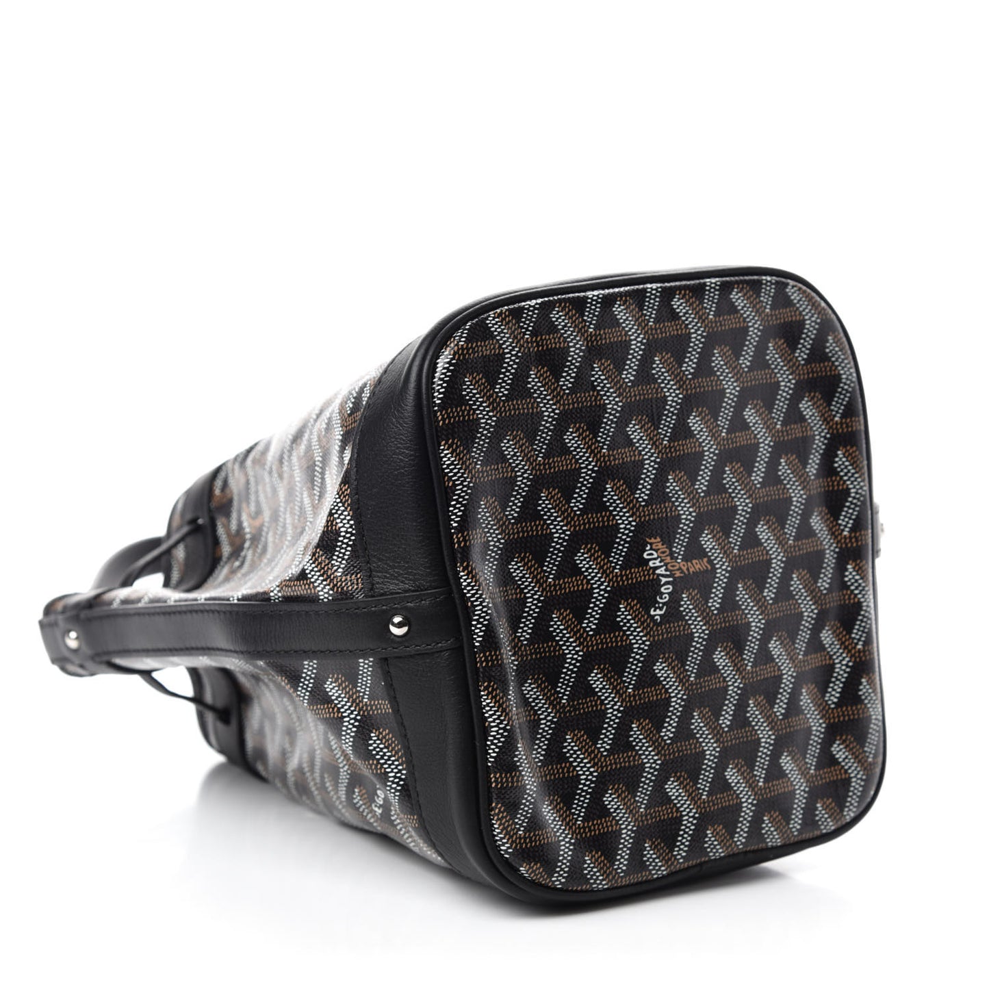 Goyardine Petit Flot Bucket Bag PM Black