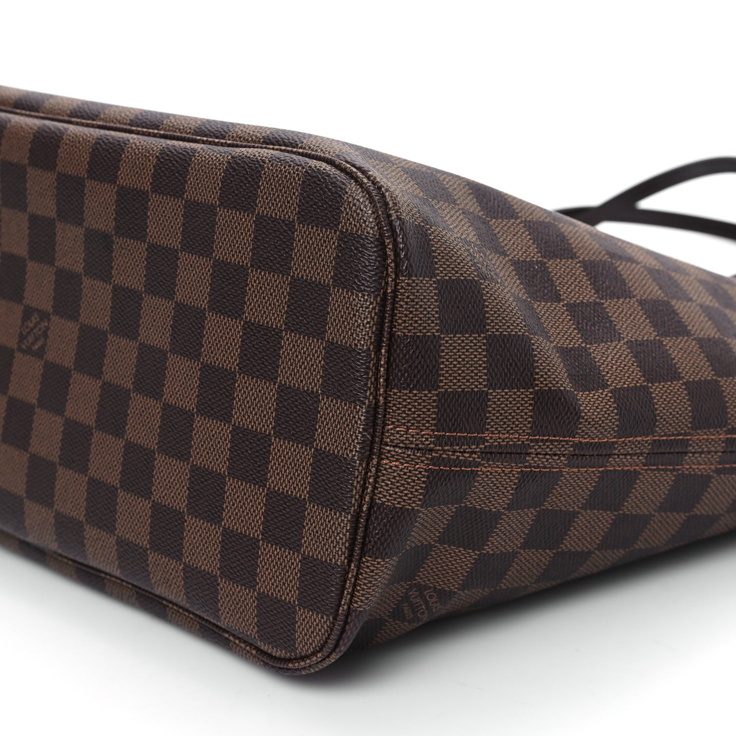 Louis Vuitton Damier Ebene Neo Neverfull MM Rose Ballerine 11 of 13