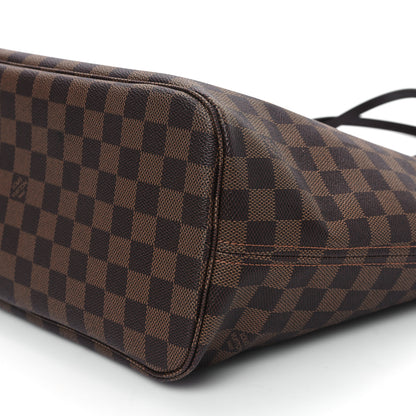 Louis Vuitton Damier Ebene Neo Neverfull MM Rose Ballerine 11 of 13