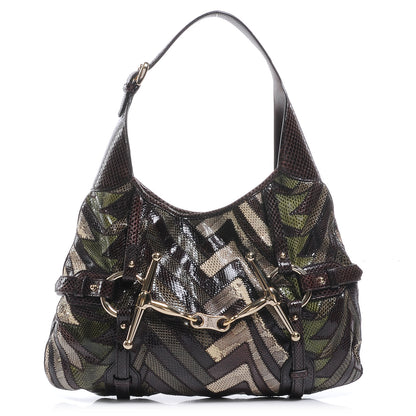 Gucci Python Patchwork 85th Anniversary Hobo 1 of 7