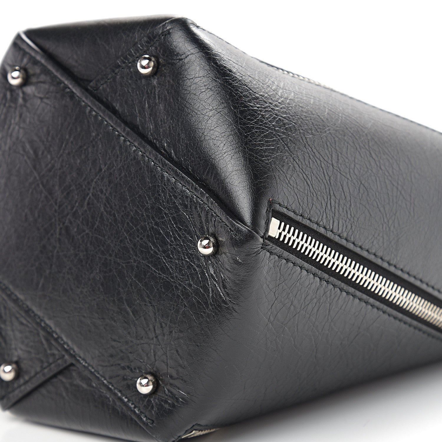 Proenza Schouler Calfskin Medium Hex Bucket Bag Black 7 of 8