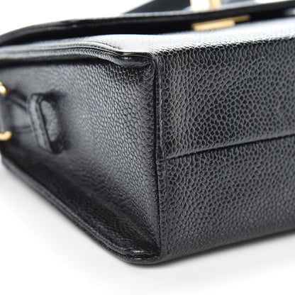 Chanel Caviar Mini Mademoiselle Flap Shoulder Bag Black 9 of 13