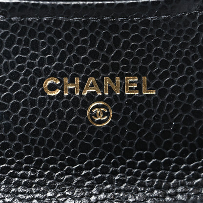 Chanel Caviar Quilted Flap Card Holder Black 6 of 11