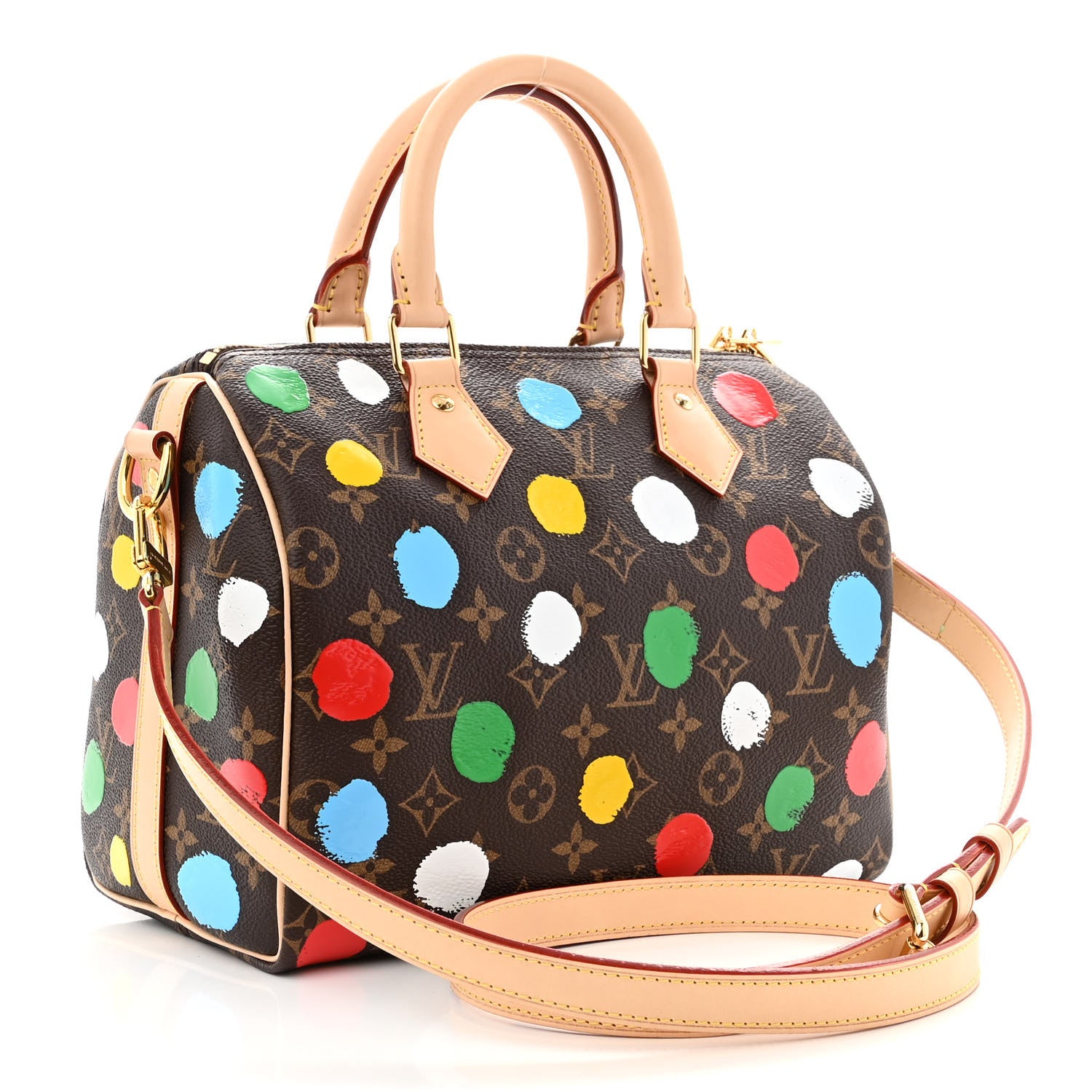 Louis Vuitton LV X YK Monogram Speedy Bandouliere 25 Multicolor 3 of 10