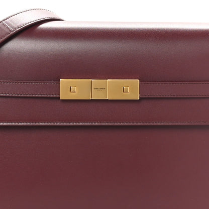 Saint Laurent Smooth Calfskin Manhattan Shoulder Bag Rouge Legion 8 of 11