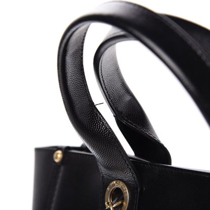 Chanel Caviar Small Studded Deauville Tote Black 13 of 13