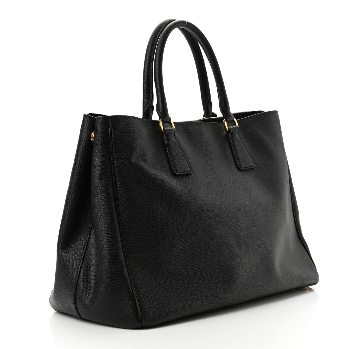 Saffiano Lux Large Tote Black