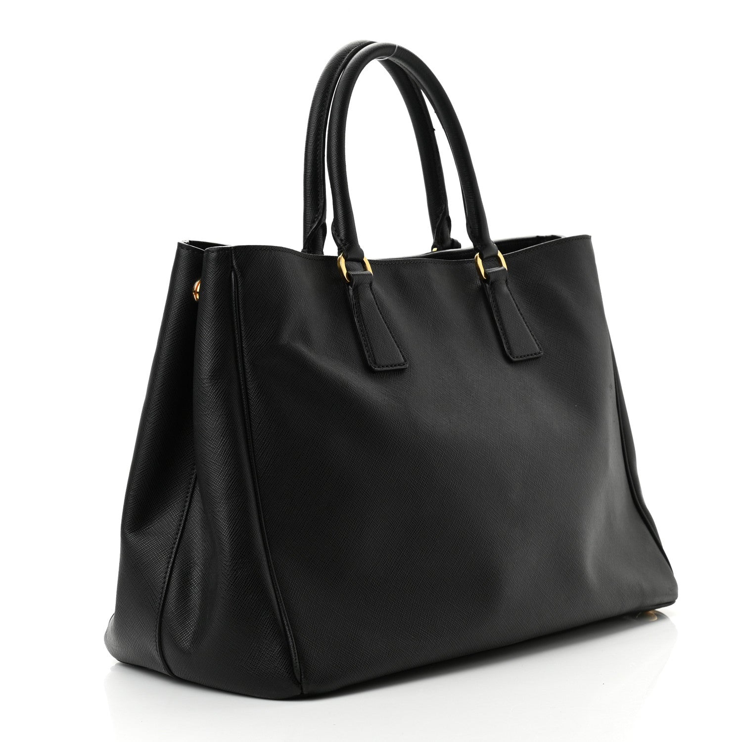 Prada Saffiano Lux Large Tote Black 2 of 10
