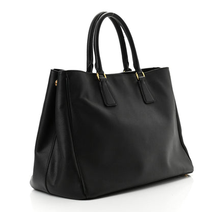 Prada Saffiano Lux Large Tote Black 2 of 10