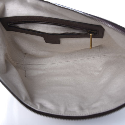 Gucci GG Supreme Monogram Web Small Ophidia Half Moon Hobo Brown 5 of 11