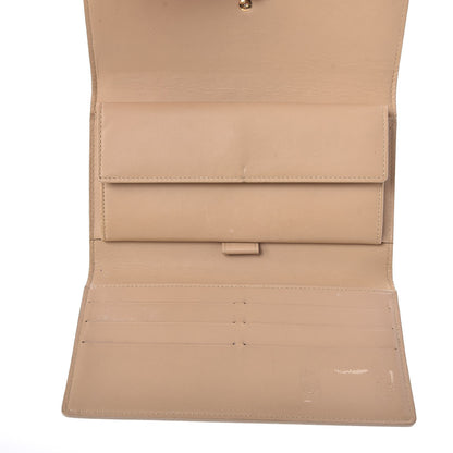 Louis Vuitton Vernis Porte Tresor International Wallet Beige 5 of 12