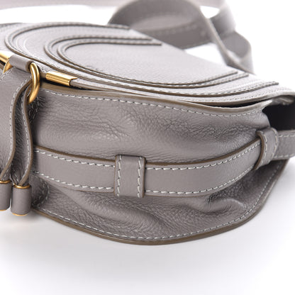 Chloe Calfskin Mini Marcie Round Crossbody Bag Cashmere Grey 6 of 8