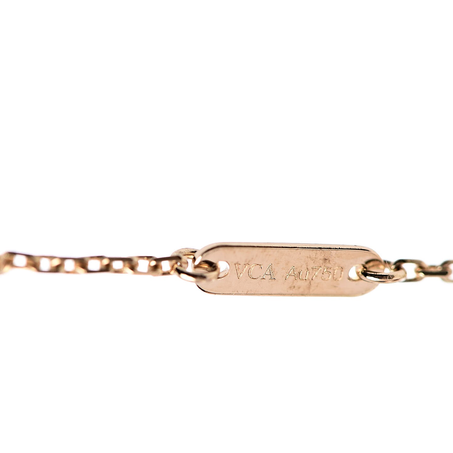 18K Yellow Gold Mother of Pearl Sweet Alhambra Butterfly Bracelet