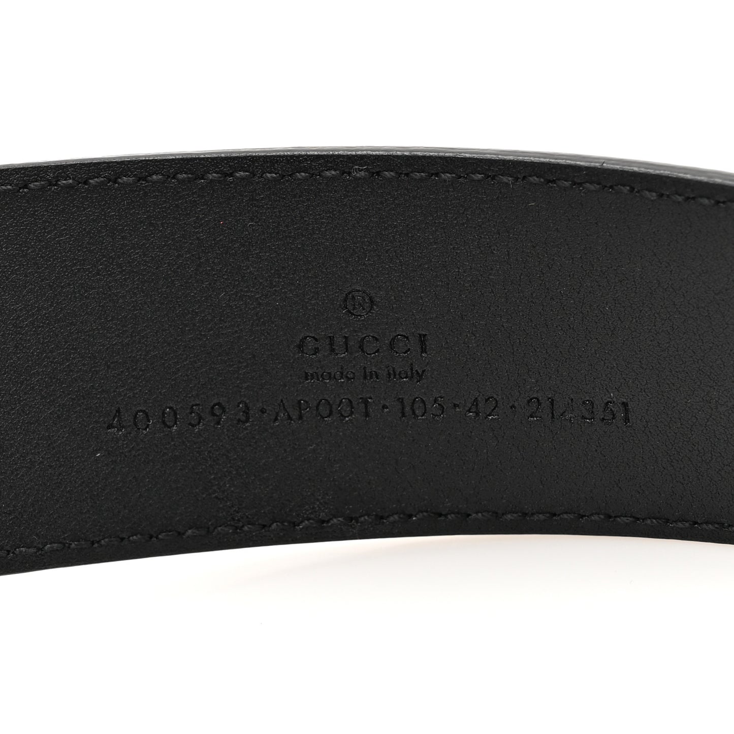 Calfskin Double G 40mm Belt 105 42 Black