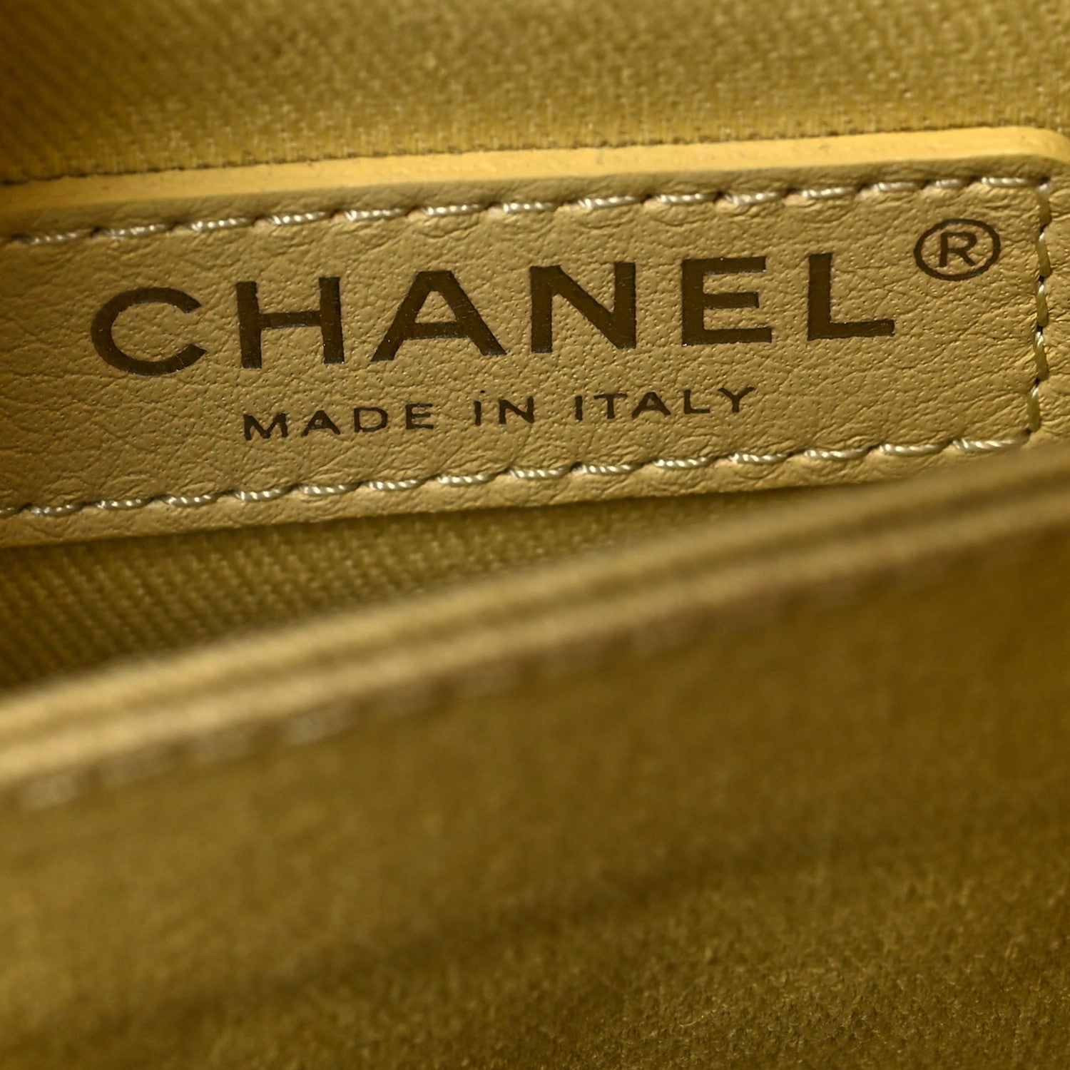 Chanel Caviar Quilted Incognito Extra Mini Coco Handle Flap Light Yellow 6 of 12