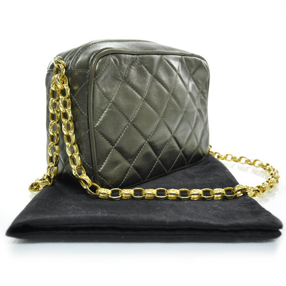 Chanel Quilted Lambskin Tassel Shoulder Bag Metallic 2 of 11