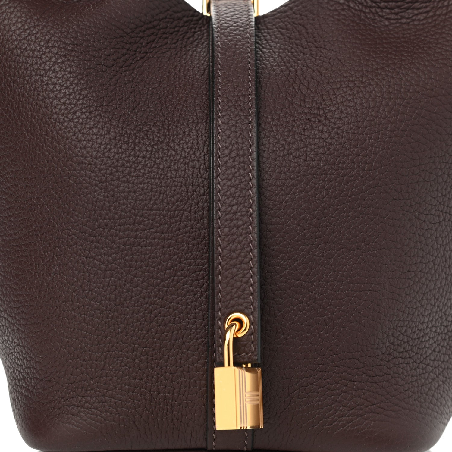 Hermes Taurillon Clemence Picotin Lock 18 PM Rouge Sellier 8 of 11
