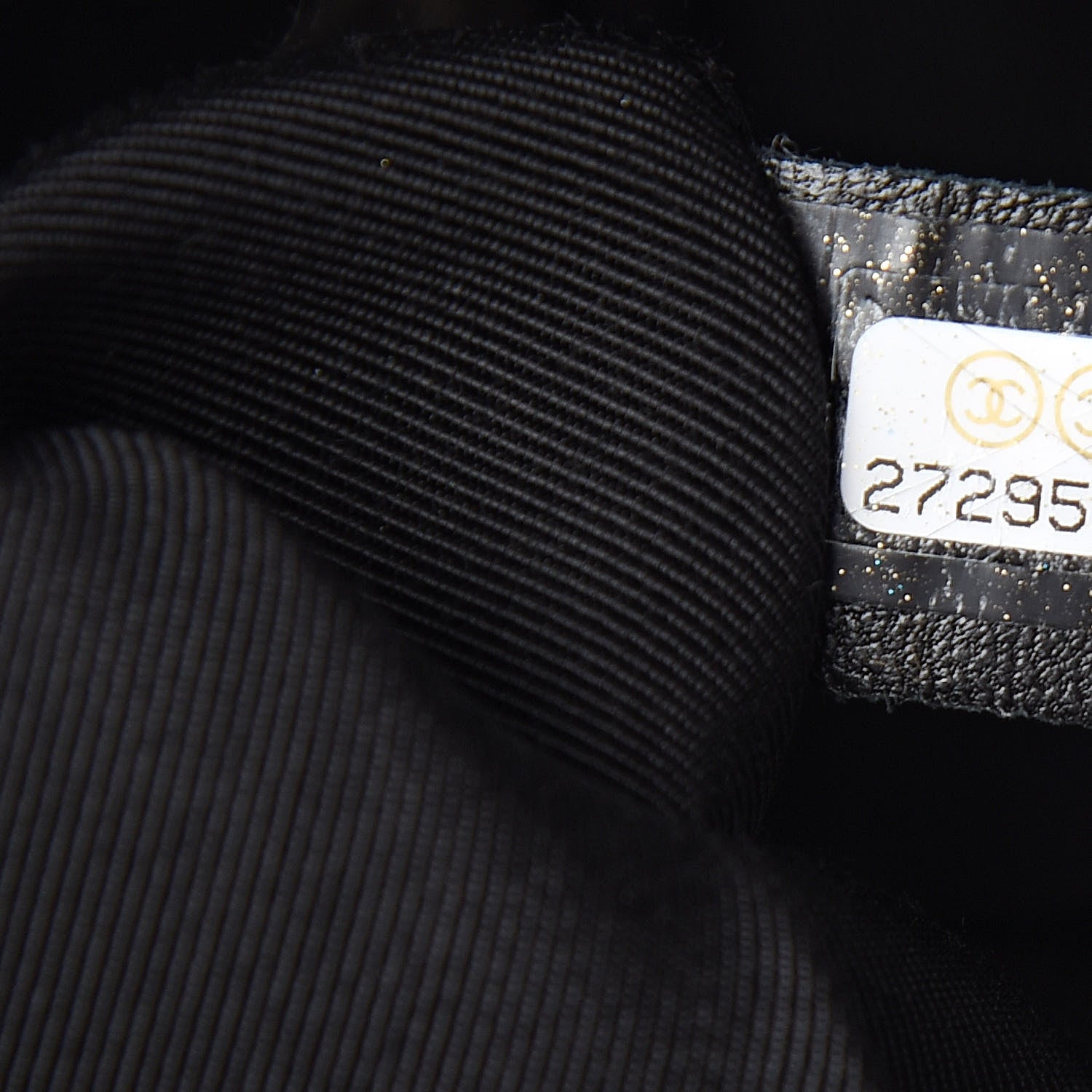 Chanel Lambskin Stitched CC Chain Backpack Black 7 of 9