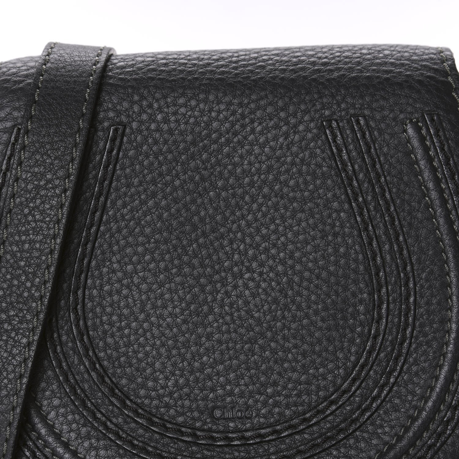 Chloe Calfskin Mini Marcie Round Crossbody Bag Black 10 of 10