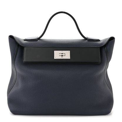 Hermes Togo Swift 24/24 35 Bleu Nuit Black 1 of 10